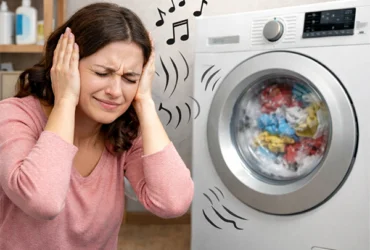 علت صدای زیاد ماشین لباسشویی و آموزش رفع مشکل