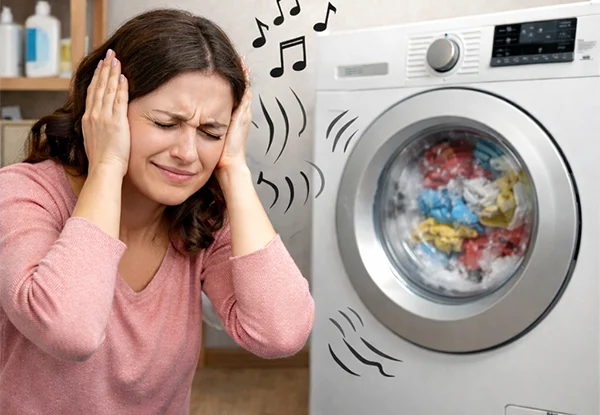 علت صدای زیاد ماشین لباسشویی و آموزش رفع مشکل